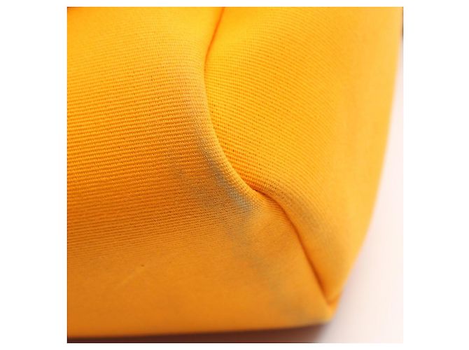 Hermès Hermes Herbag Zip PM Bolso de mano 2-Way Amarillo Azul marino - vista 6