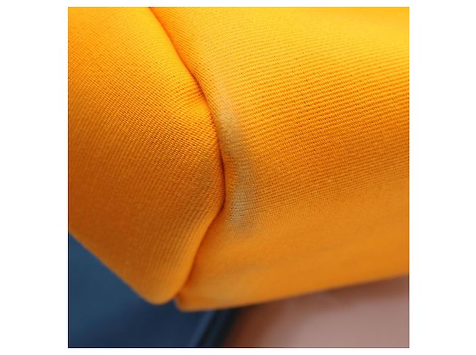 Hermès Hermes Herbag Zip PM Bolso de mano 2-Way Amarillo Azul marino - vista 7