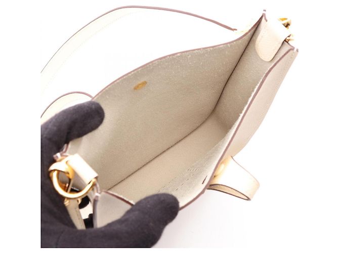 Hermès Borsa a tracolla Hermes Evelyne 16 TPM Sellier Crudo - vista 3