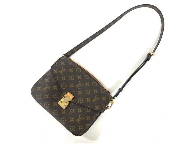 Borsa a tracolla Louis Vuitton Pochette Metis MM Marrone - vista 5