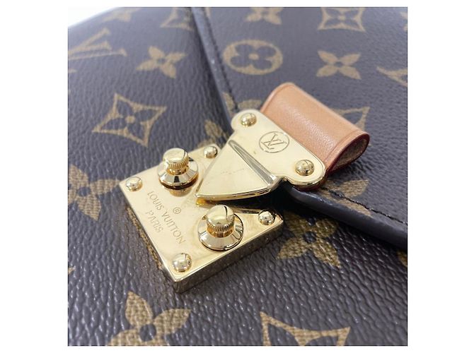 Borsa a tracolla Louis Vuitton Pochette Metis MM Marrone - vista 7