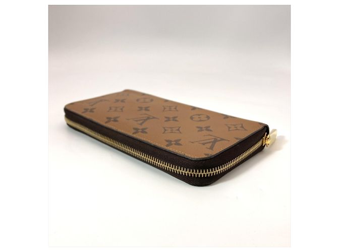 Portafoglio Long Zippy Monogram Reverse Louis Vuitton Cammello - vista 4