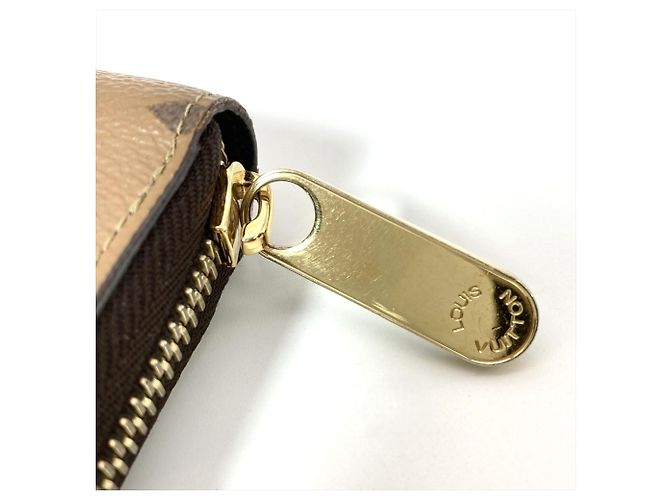 Portafoglio Long Zippy Monogram Reverse Louis Vuitton Cammello - vista 5