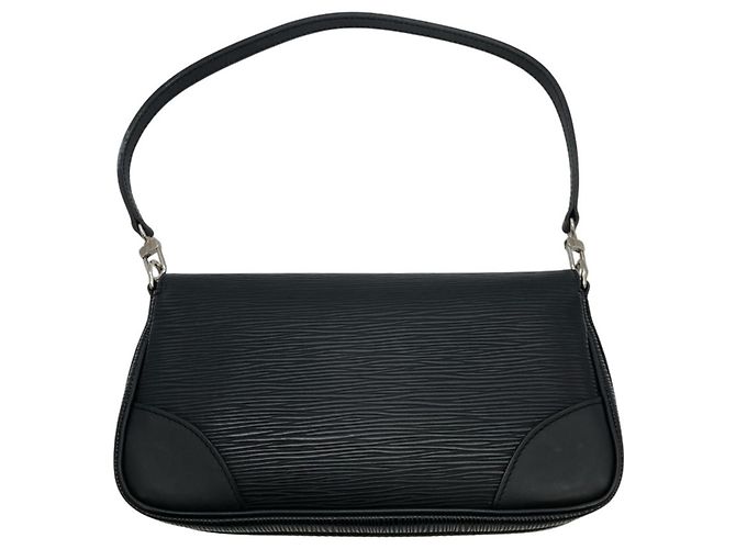Louis Vuitton Pochette Segur Schultertasche Schwarz - Ansicht 2