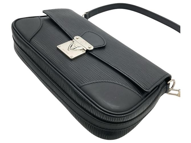 Louis Vuitton Pochette Segur Schultertasche Schwarz - Ansicht 3