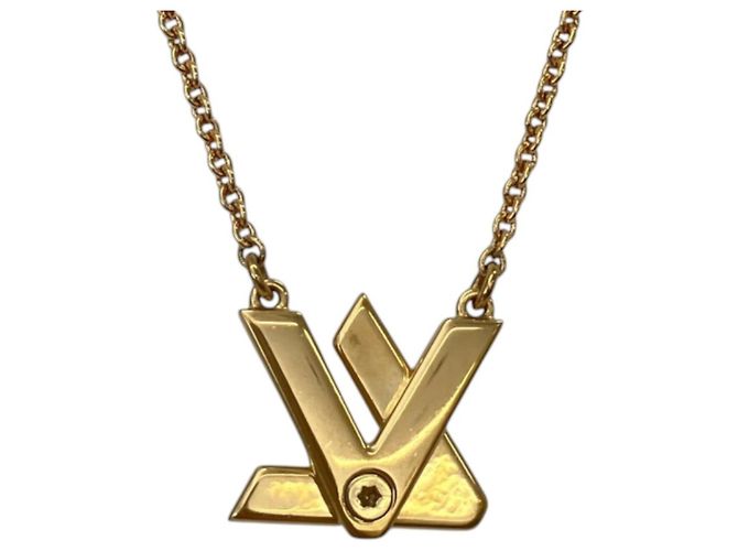 Collar Louis Vuitton LV Twist Chain Dorado - vista 2
