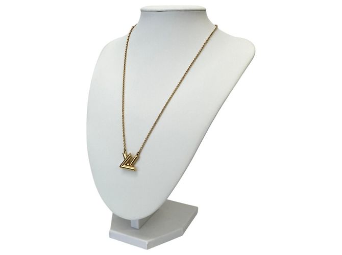 Collar Louis Vuitton LV Twist Chain Dorado - vista 3