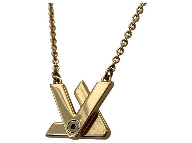 Collar Louis Vuitton LV Twist Chain Dorado - vista 8