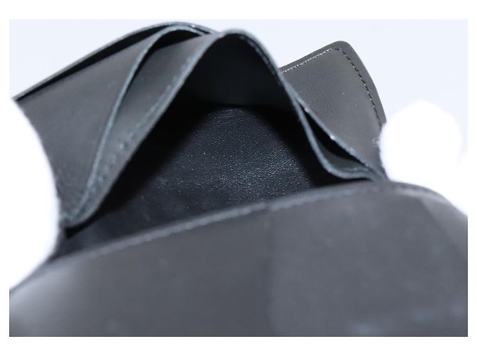 LOUIS VUITTON Infinity Organizer De Poch Card Case Leather M63251 Auth 204791A Nero - vista 17