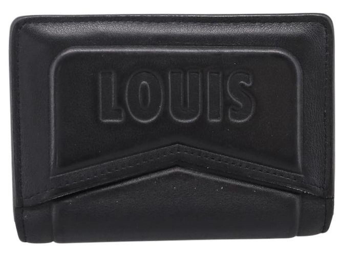LOUIS VUITTON Infinity Organizer De Poch Card Case Leather M63251 Auth 204791A Nero - vista 2