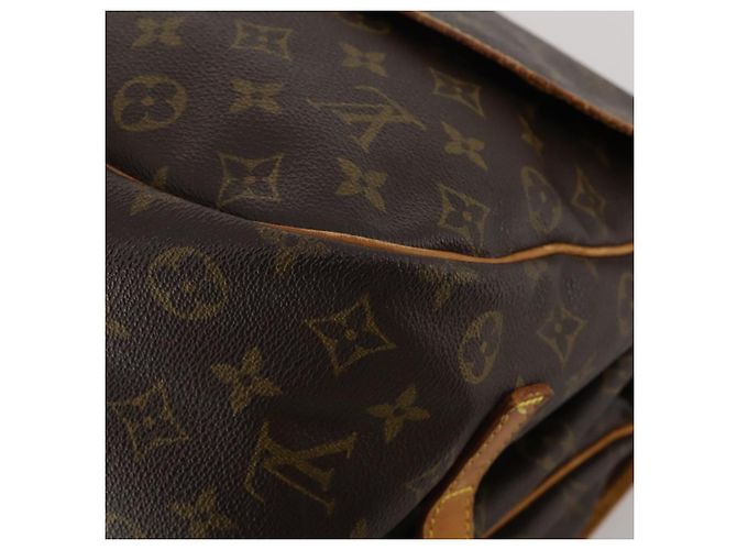 Borsa a tracolla LOUIS VUITTON Monogram Saumur 35 M42254 LV Auth hk4132 Monogramma - vista 17