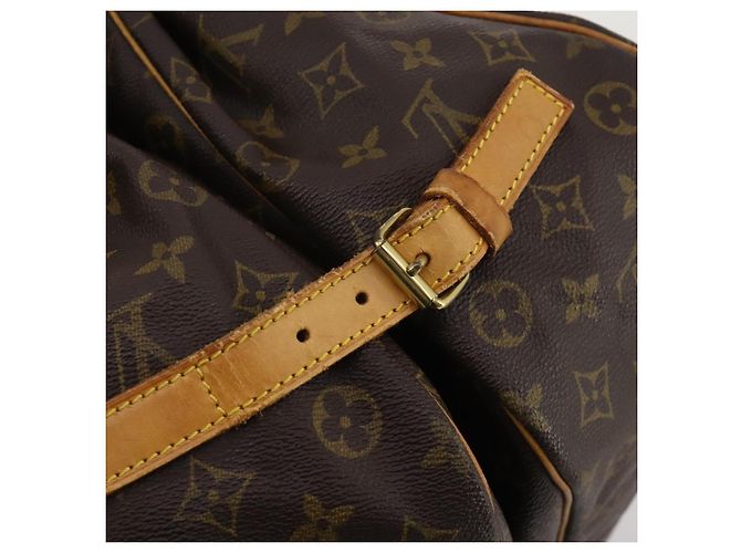 Borsa a tracolla LOUIS VUITTON Monogram Saumur 35 M42254 LV Auth hk4132 Monogramma - vista 19
