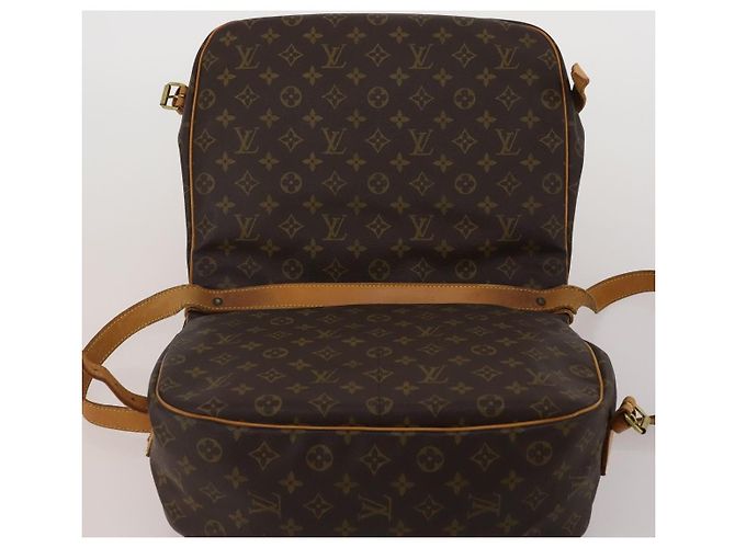 Borsa a tracolla LOUIS VUITTON Monogram Saumur 35 M42254 LV Auth hk4132 Monogramma - vista 20
