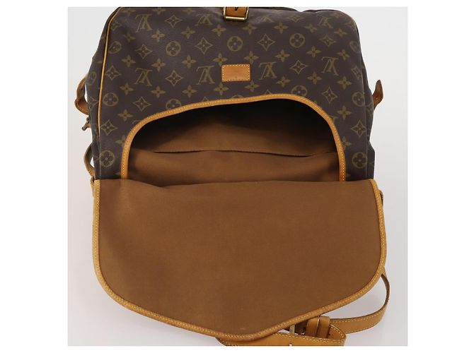 Borsa a tracolla LOUIS VUITTON Monogram Saumur 35 M42254 LV Auth hk4132 Monogramma - vista 24