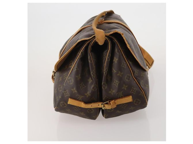 Borsa a tracolla LOUIS VUITTON Monogram Saumur 35 M42254 LV Auth hk4132 Monogramma - vista 3