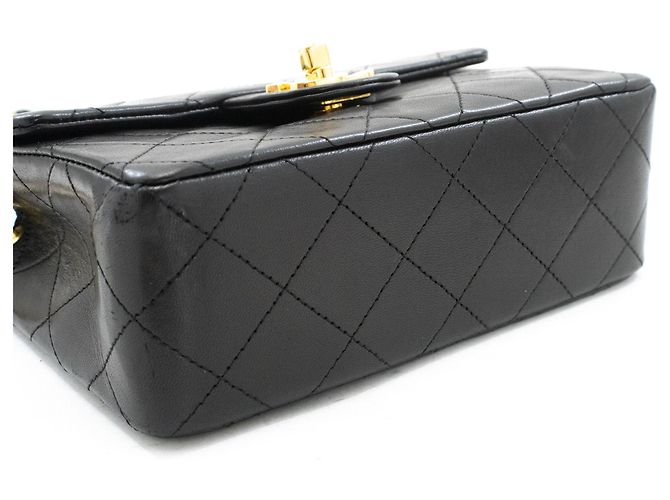 CHANEL Mini Square Small Chain Schultertasche Schwarz - Ansicht 4