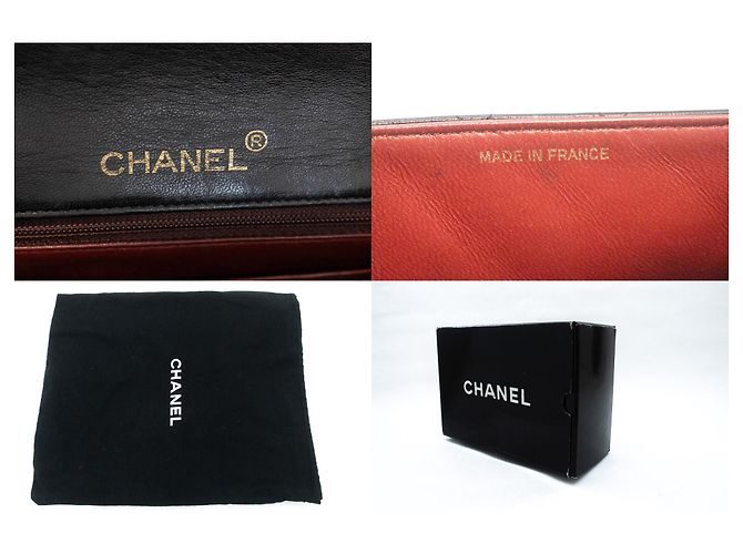 CHANEL Mini Square Small Chain Schultertasche Schwarz - Ansicht 8