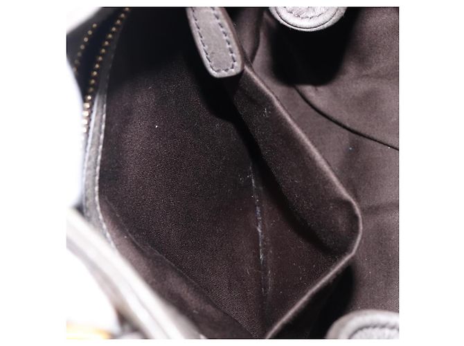 Borsa a mano Miu Miu in pelle grigia tono oro Auth BA15532V Marrone - vista 25