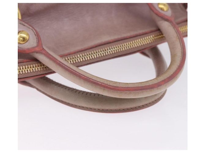 Borsa Miu Miu Vitellolux 2way Pink Gold Auth LN171V Rosa D'oro - vista 10