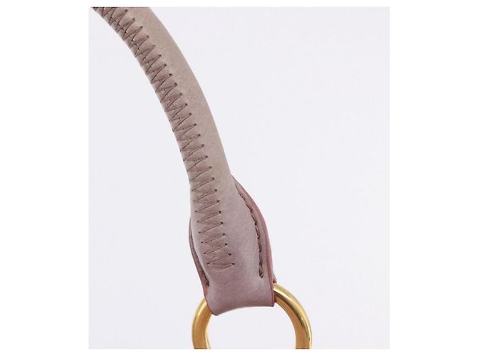 Borsa Miu Miu Vitellolux 2way Pink Gold Auth LN171V Rosa D'oro - vista 20
