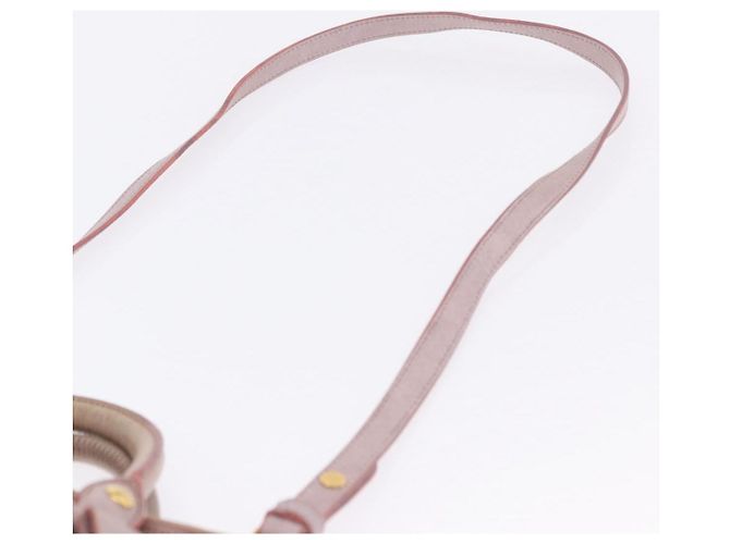 Borsa Miu Miu Vitellolux 2way Pink Gold Auth LN171V Rosa D'oro - vista 21