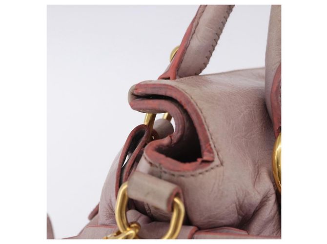 Borsa Miu Miu Vitellolux 2way Pink Gold Auth LN171V Rosa D'oro - vista 6