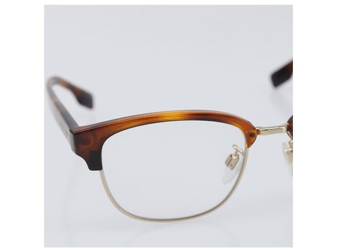 BURBERRY Occhiali da Sole Plastica Set di 3 Marrone Oro Auth BA15576 D'oro - vista 12