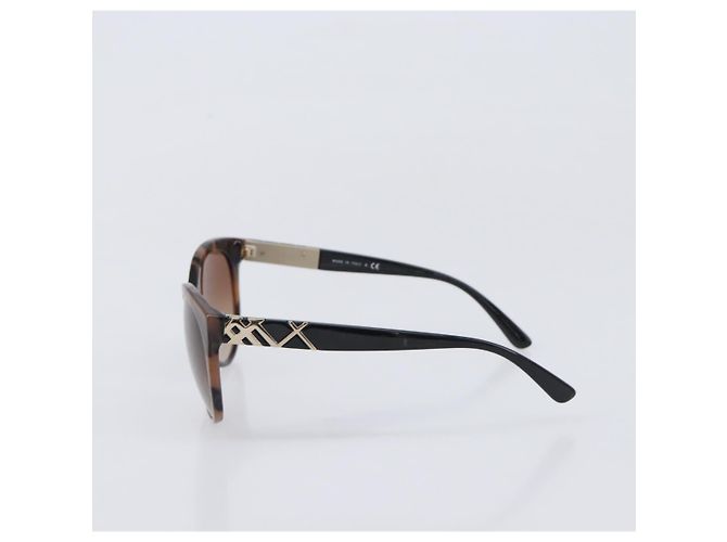 BURBERRY Occhiali da Sole Plastica Set di 3 Marrone Oro Auth BA15576 D'oro - vista 4
