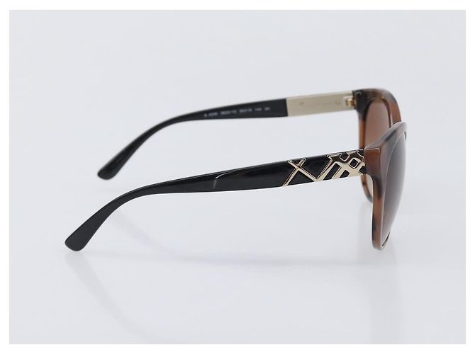BURBERRY Occhiali da Sole Plastica Set di 3 Marrone Oro Auth BA15576 D'oro - vista 5
