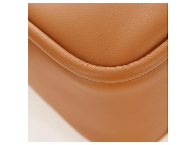 Sac à épaule PRADA Darling en cuir beige doré Auth 200771SAM - vue 15