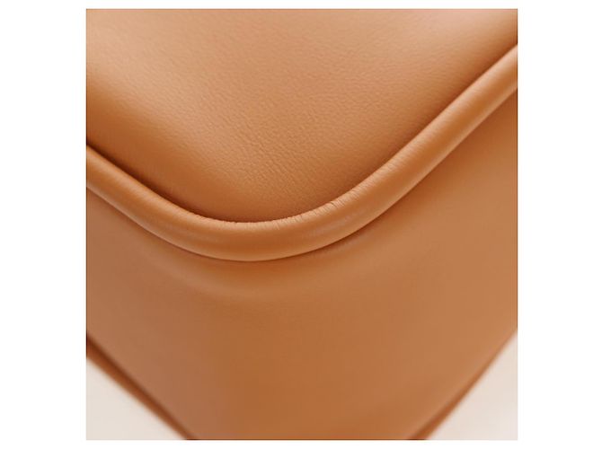 Sac à épaule PRADA Darling en cuir beige doré Auth 200771SAM - vue 16