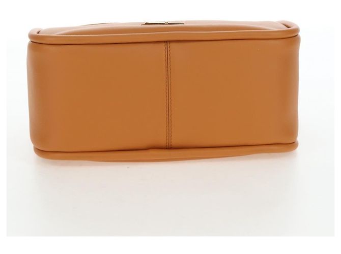 Sac à épaule PRADA Darling en cuir beige doré Auth 200771SAM - vue 5