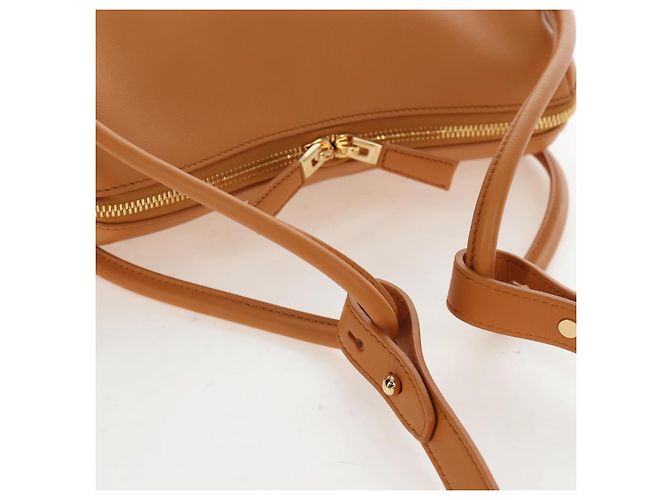 Sac à épaule PRADA Darling en cuir beige doré Auth 200771SAM - vue 7
