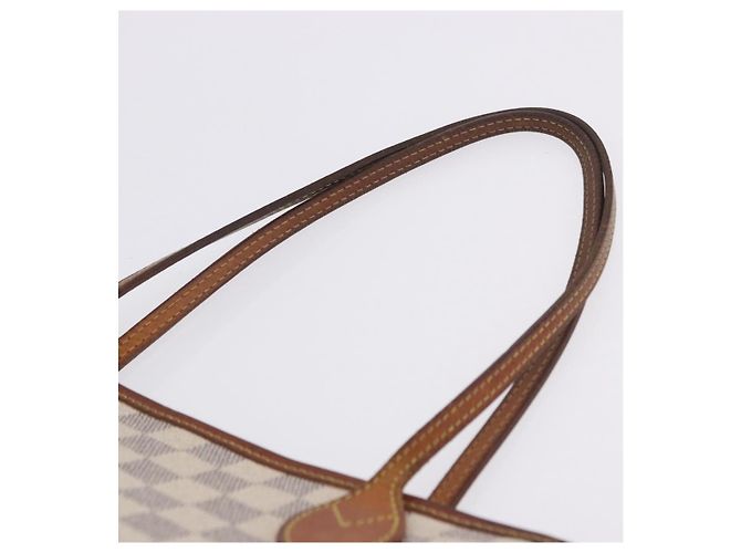 Borsa Tote LOUIS VUITTON Damier Azur Neverfull MM N41605 LV Auth 204358 - vista 19