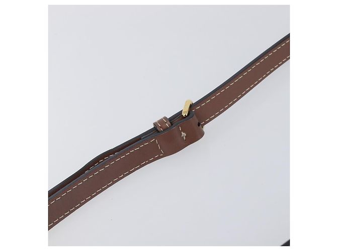 Borsa a mano BURBERRY Canvas 2way Beige Gold Auth 204656V D'oro - vista 16