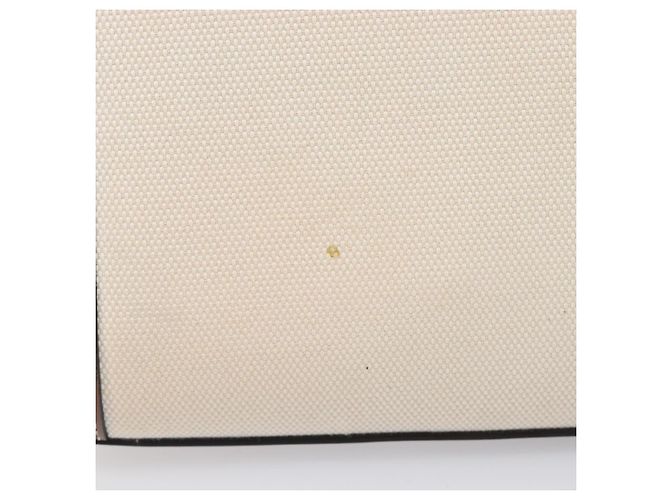 Borsa a mano BURBERRY Canvas 2way Beige Gold Auth 204656V D'oro - vista 3