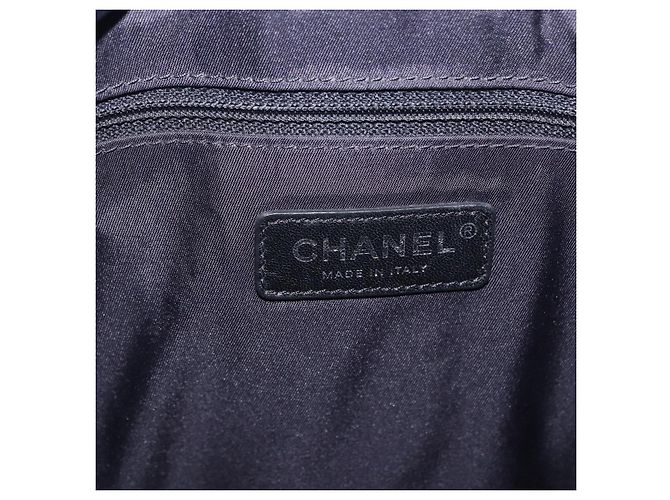 Borsa CHANEL Airline Tote Bag Nylon 2way Blue Silver CC Auth ka6246V Argento - vista 28