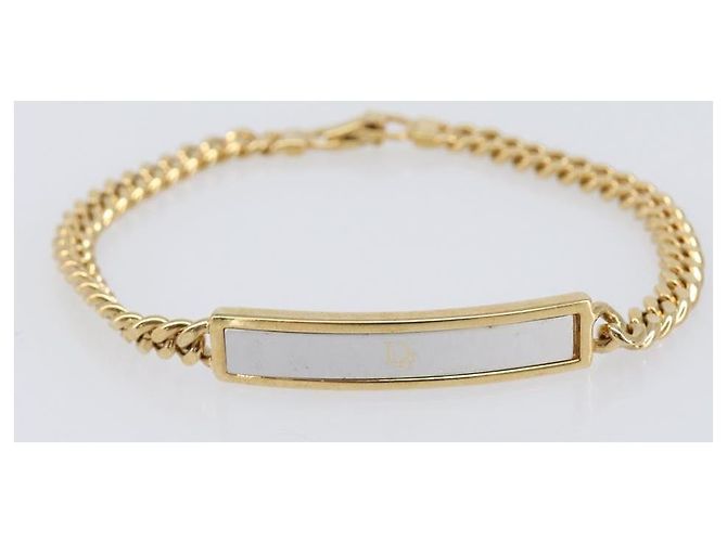 Bracciali Christian Dior metallo set da 3 Oro Auth SW2817 D'oro - vista 16