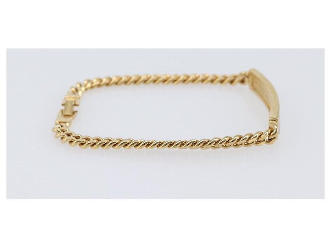 Bracciali Christian Dior metallo set da 3 Oro Auth SW2817 D'oro - vista 19