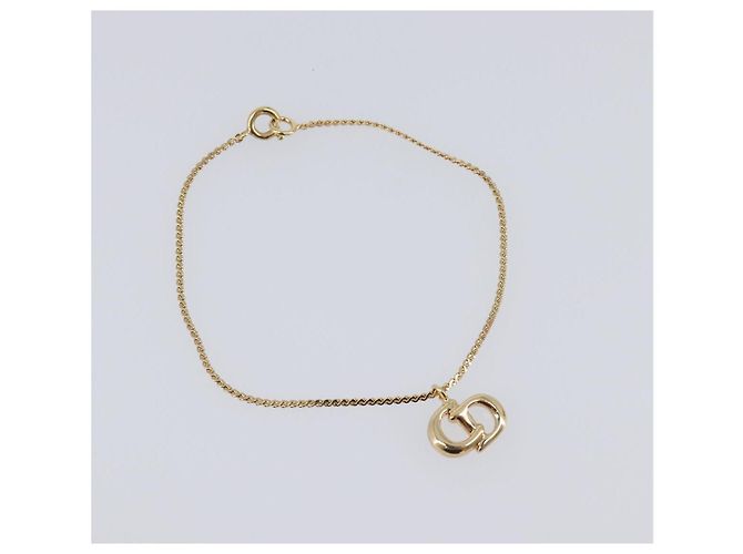 Bracciali Christian Dior metallo set da 3 Oro Auth SW2817 D'oro - vista 2