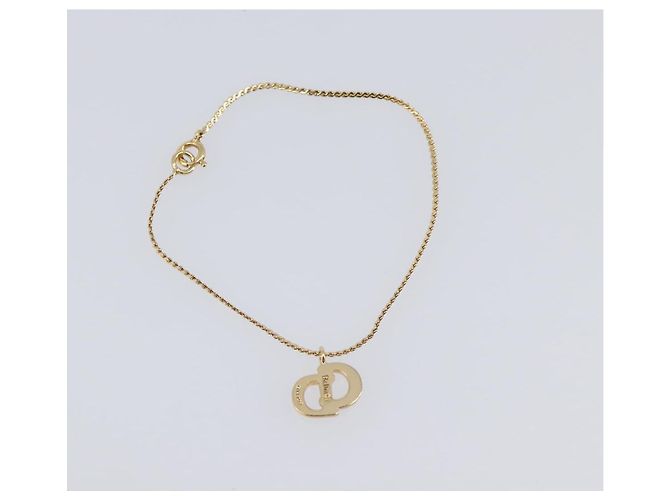 Bracciali Christian Dior metallo set da 3 Oro Auth SW2817 D'oro - vista 7