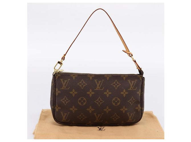 LOUIS VUITTON Monogram Pochette Accessoires Pouch M51980 LV Auth BA15816V Monogramma - vista 12