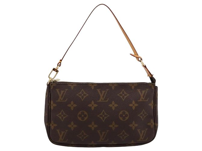 LOUIS VUITTON Monogram Pochette Accessoires Pouch M51980 LV Auth BA15816V Monogramma - vista 13
