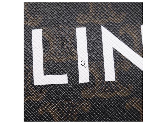 Céline Bolso de mano CELINE Triomphe Canvas Mini Vertical Cabas PVC 2way Negro Auth 204112M - vista 20