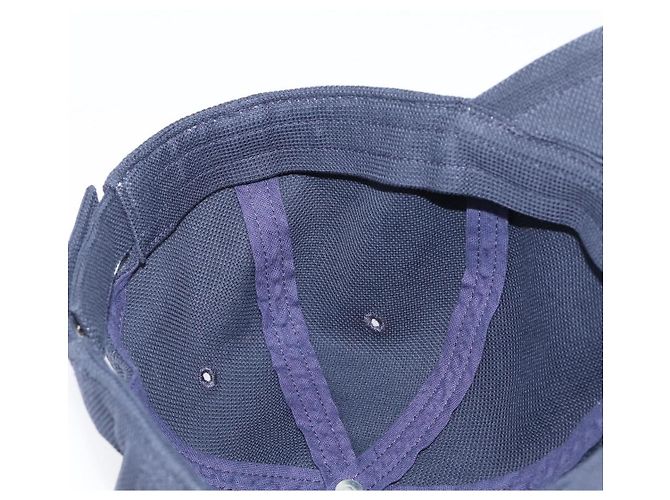 BURBERRY Kappe aus Baumwolle Navy Red Auth BA15549 Rot Marineblau - Ansicht 14