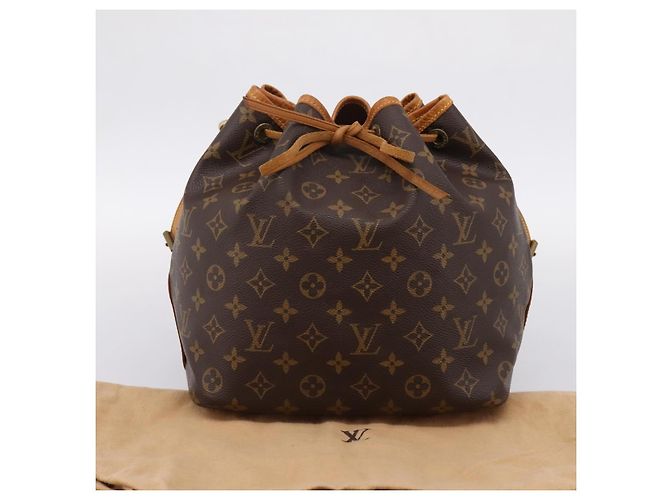 Borsa a tracolla LOUIS VUITTON Monogram Petit Noe M42226 LV Auth 203112V Monogramma - vista 12