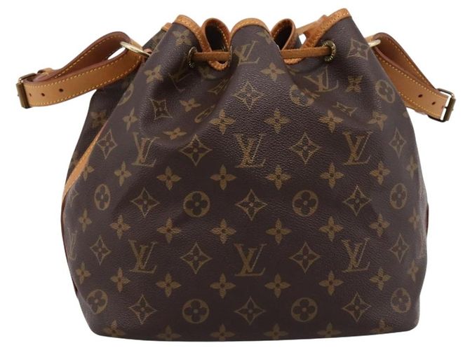 Borsa a tracolla LOUIS VUITTON Monogram Petit Noe M42226 LV Auth 203112V Monogramma - vista 2