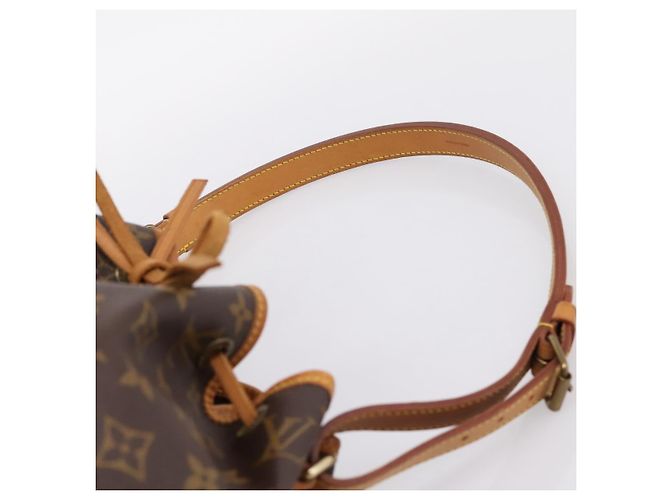 Borsa a tracolla LOUIS VUITTON Monogram Petit Noe M42226 LV Auth 203112V Monogramma - vista 8