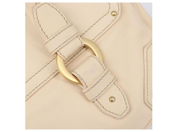 BALLY Tote Bag aus Leder Ivory Gold Auth 204370A Golden Roh - Ansicht 17