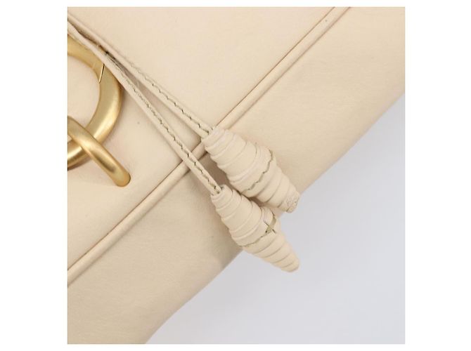 BALLY Tote Bag aus Leder Ivory Gold Auth 204370A Golden Roh - Ansicht 20